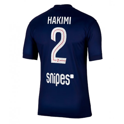 Maglia Calcio Paris Saint-Germain Achraf Hakimi #2 Prima Divisa 2025-26 Manica Corta